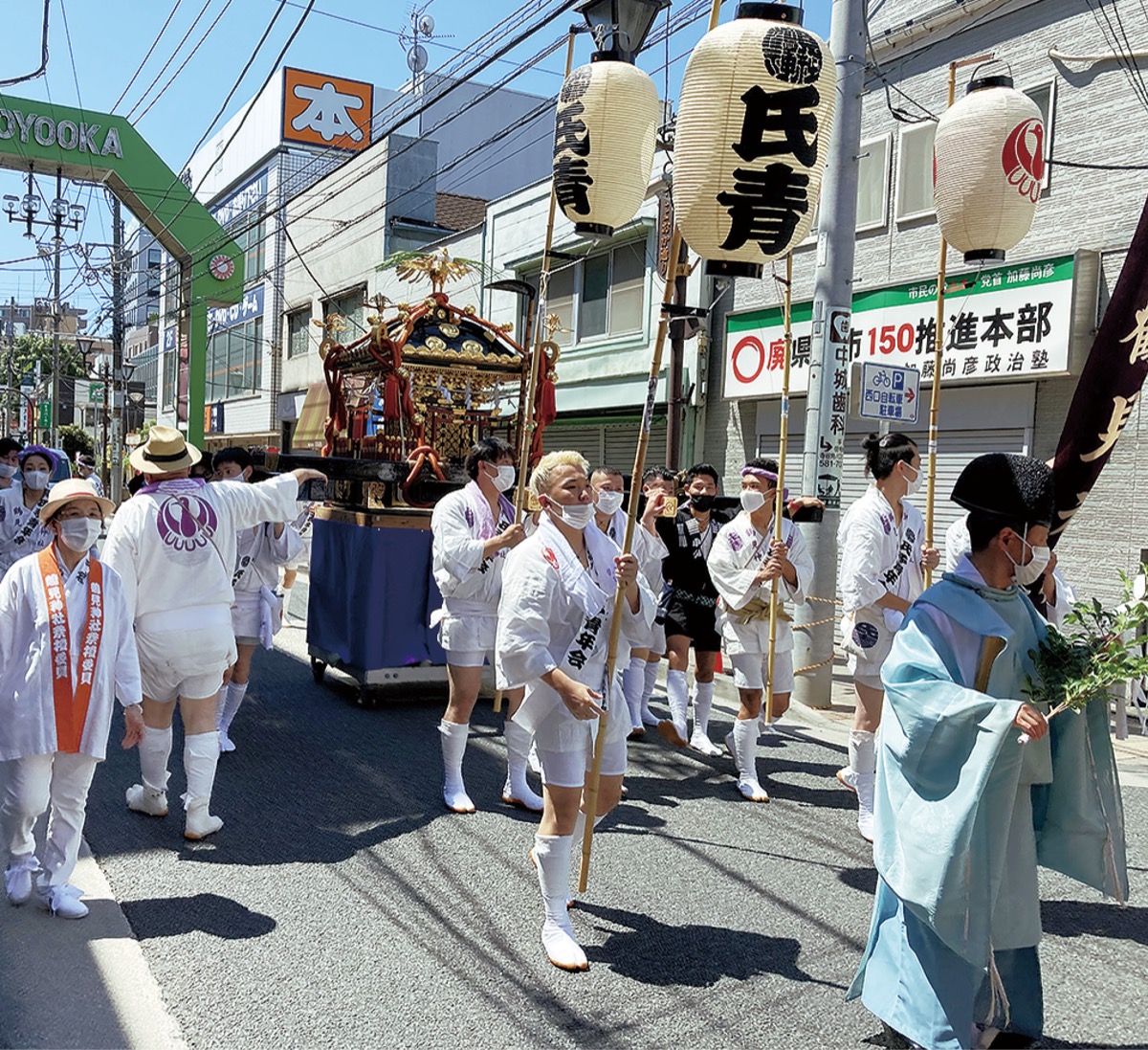 台車で3年ぶりの神輿渡御 鶴見神社で「天王祭」 | 鶴見区 | タウン