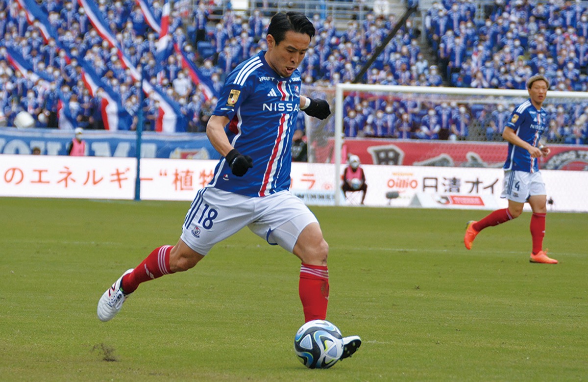 パスでチャンスを作った水沼選手