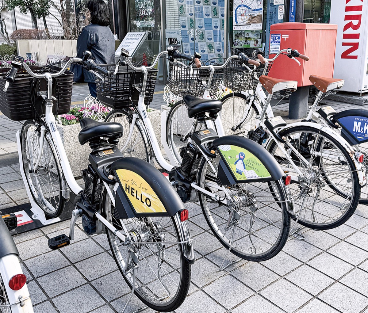 気軽に借りられるシェアサイクル