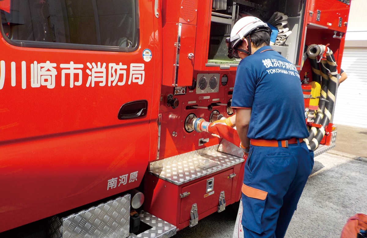 川崎の消防団と意見交換