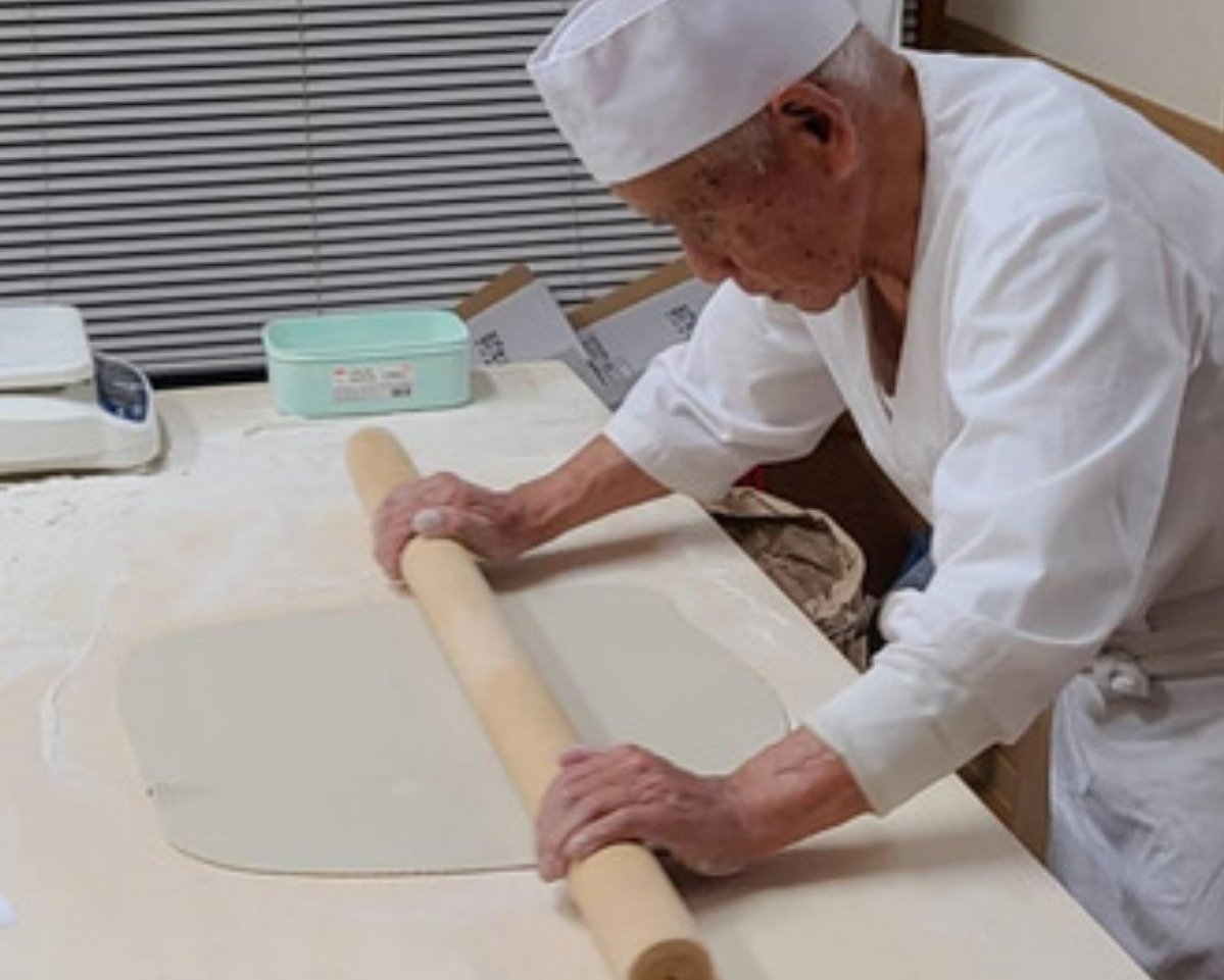 西会津町の新そば味わう
