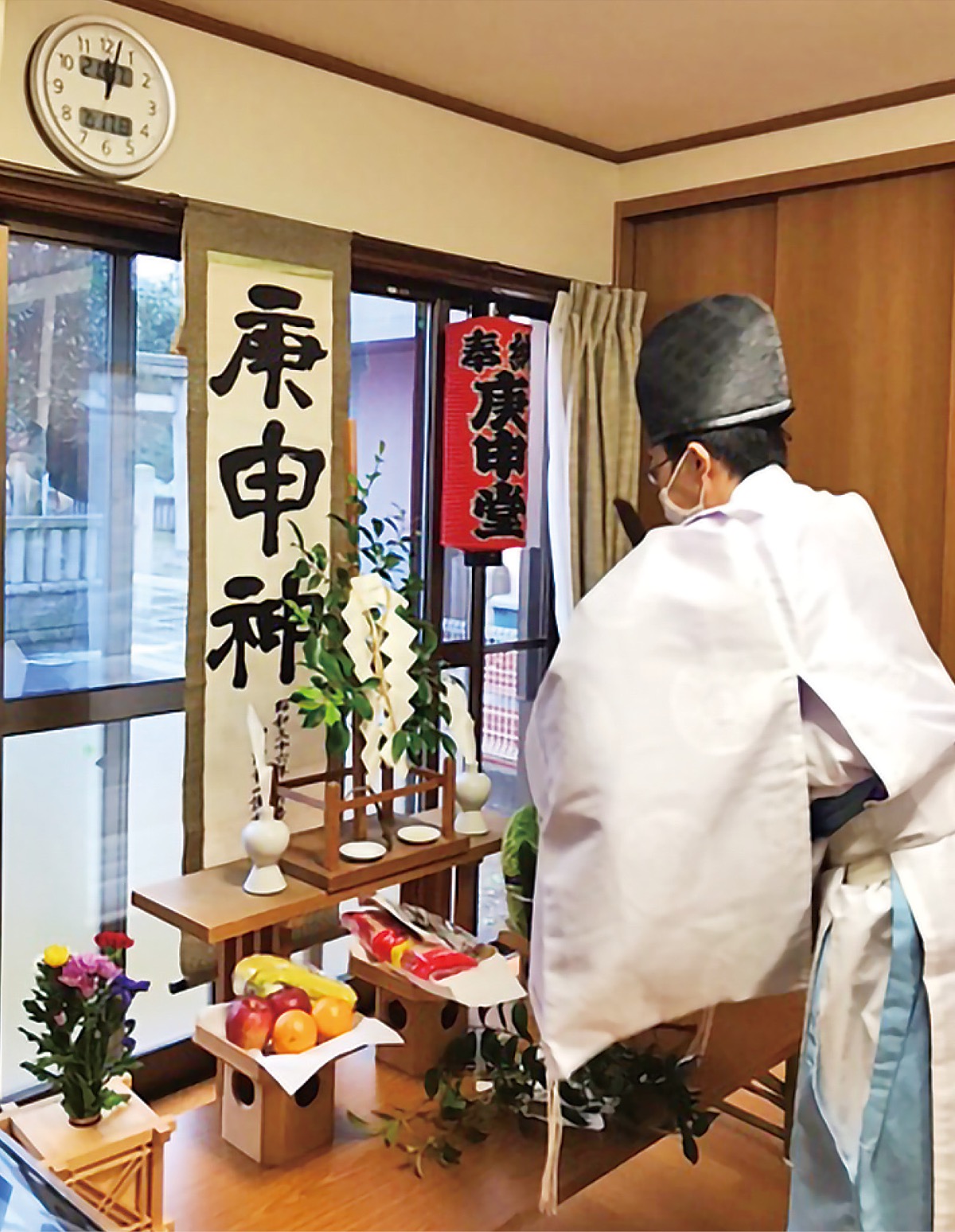 菅沢町自治会で庚申神祭