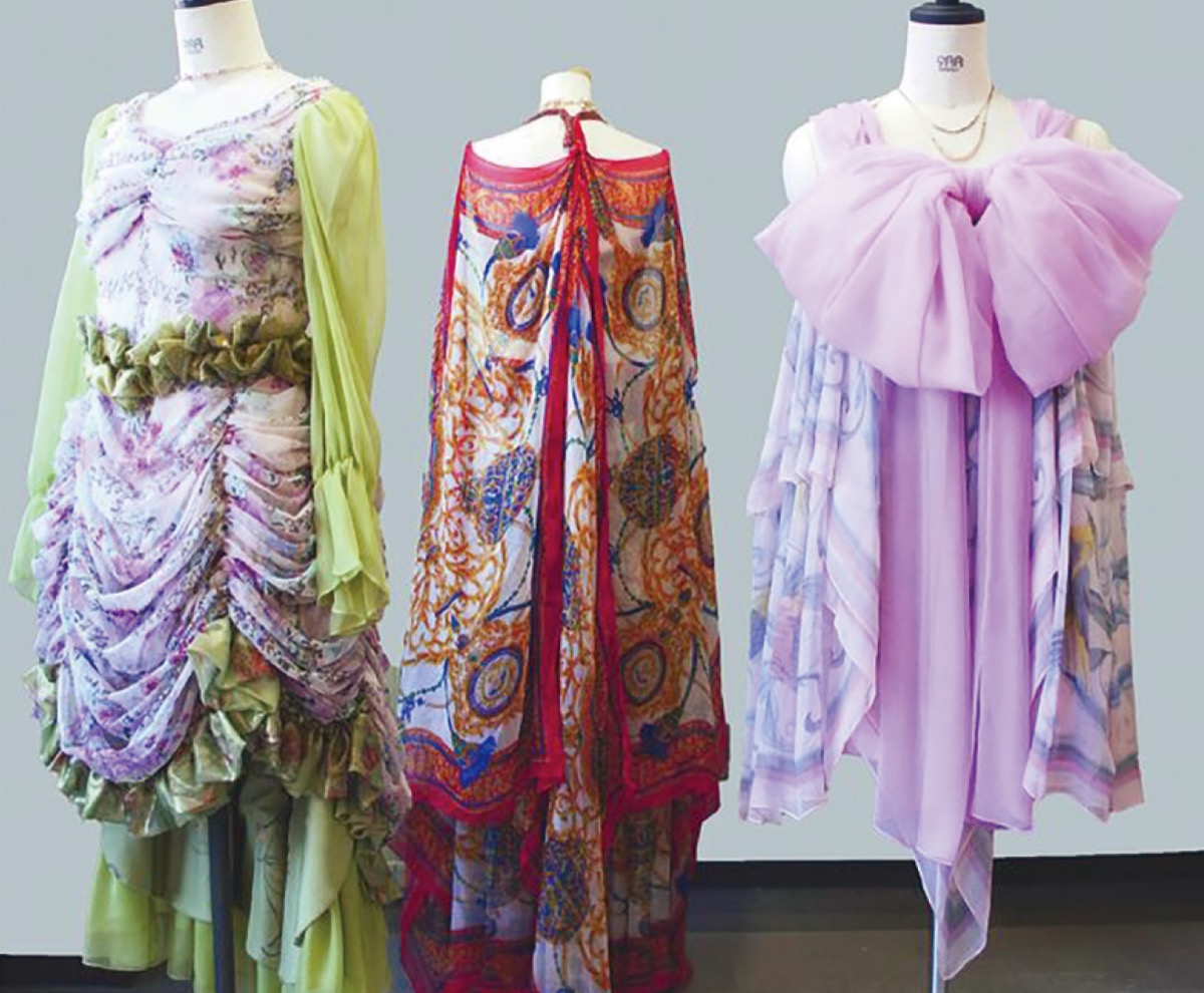 ＹＦＤ学生によるドレス展示