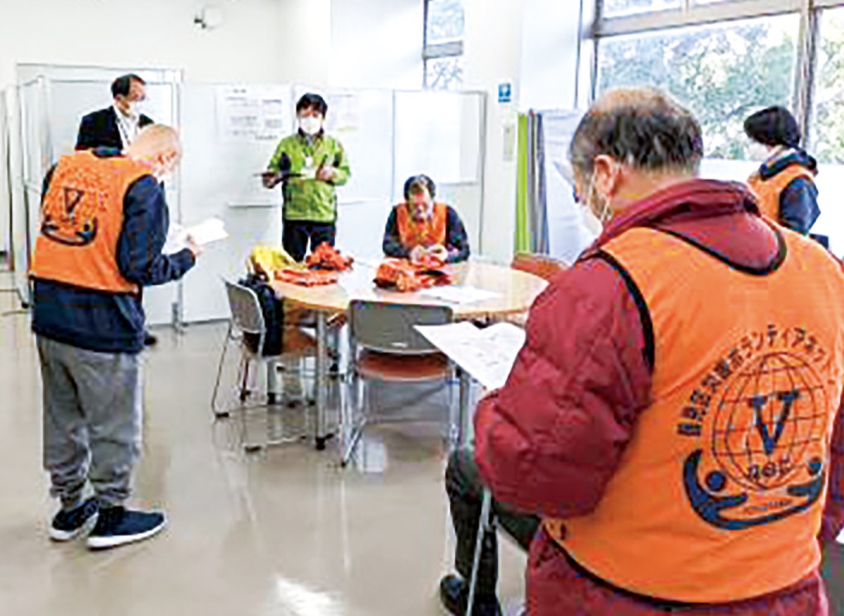 災ボラ拠点の運営訓練