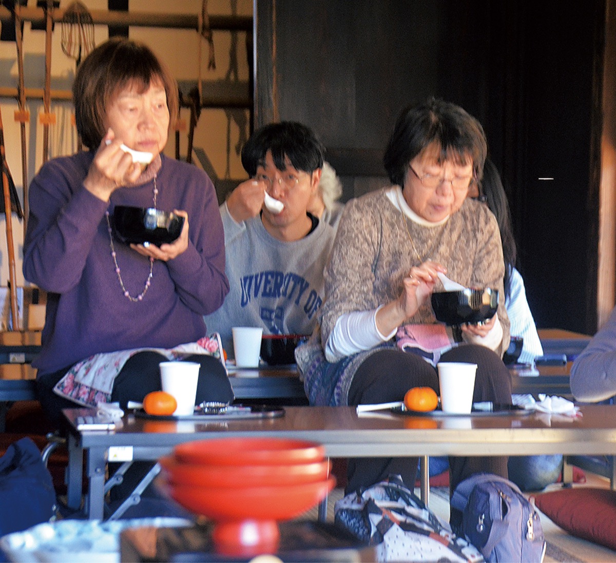 七草粥で無病息災願う