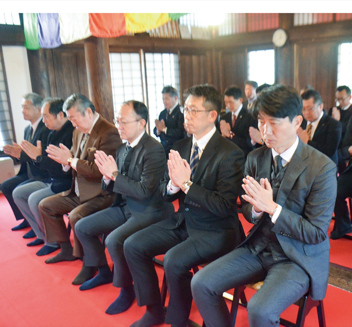 １年の交通安全を祈願