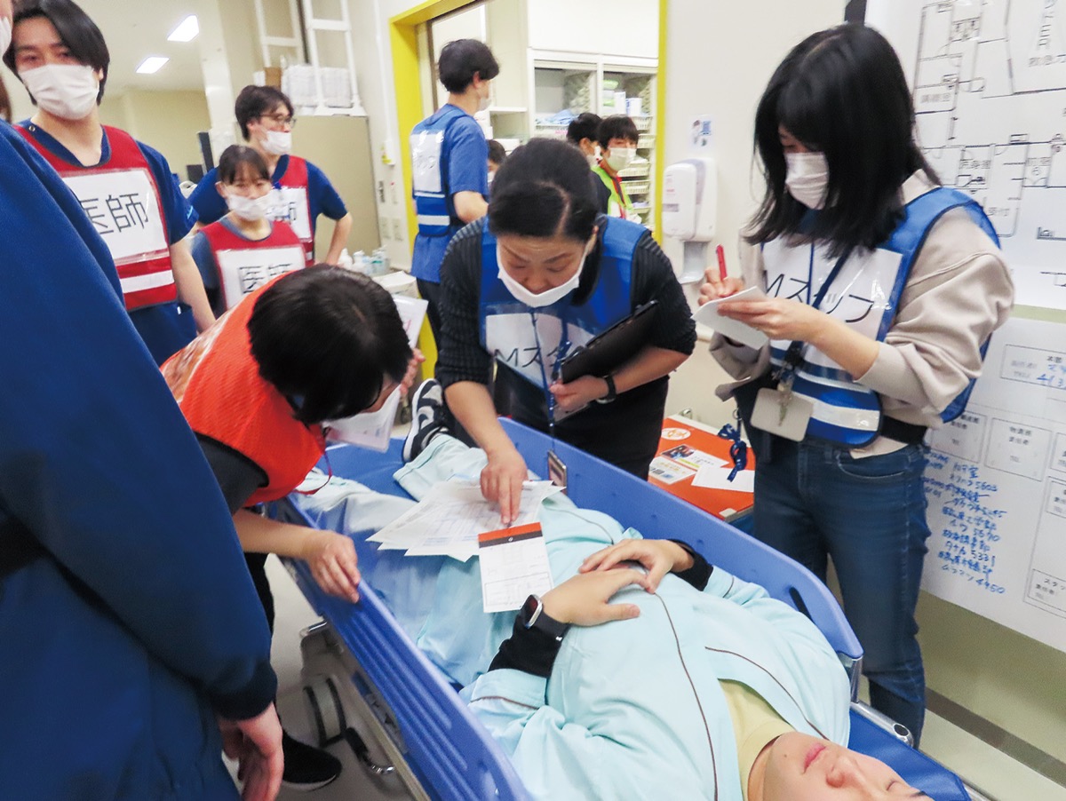 災害想定し、連携防災訓練