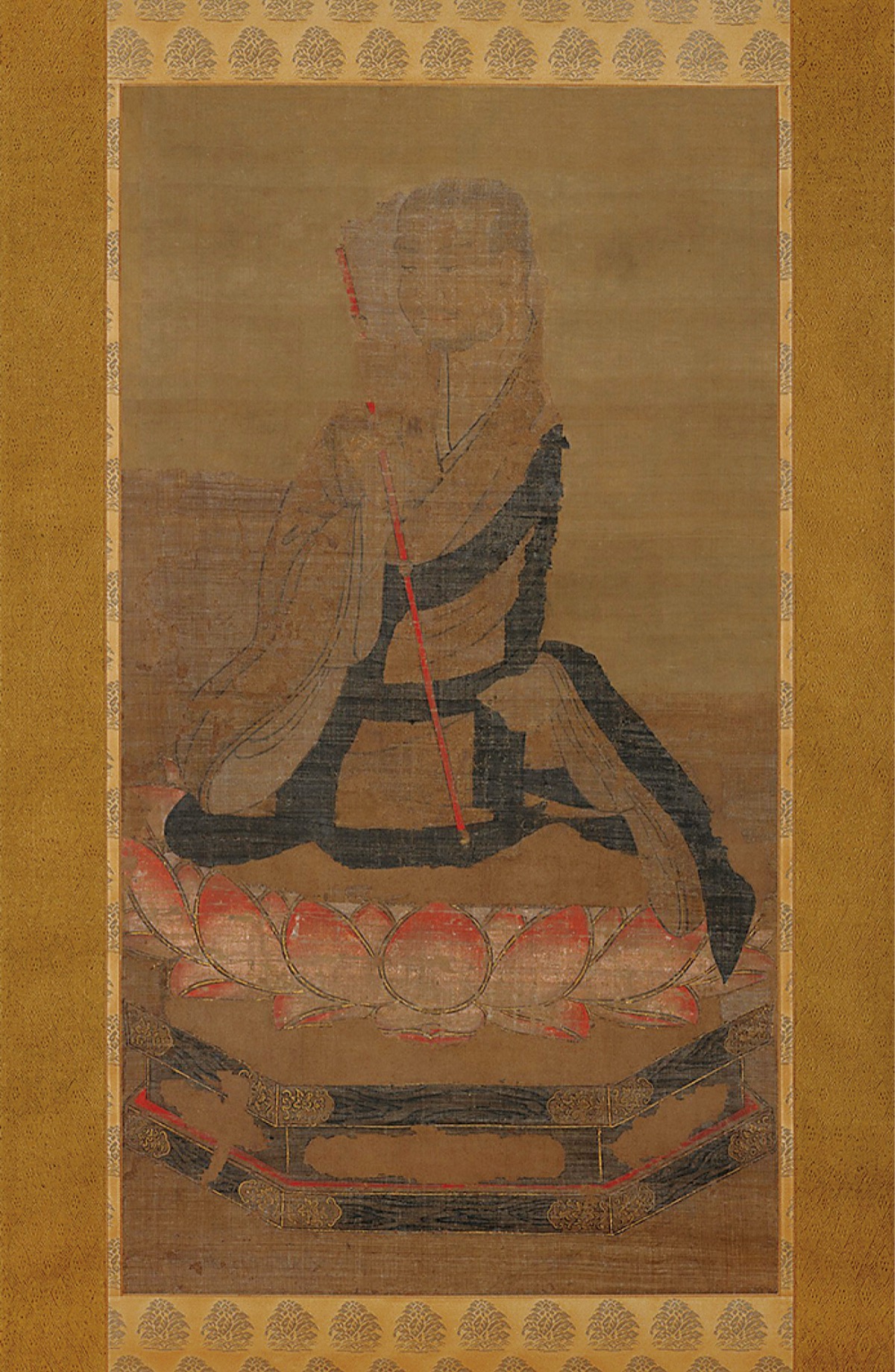 県重文 僧形八幡神像（鎌倉時代）称名寺蔵・神奈川県立金沢文庫保管＝同館提供