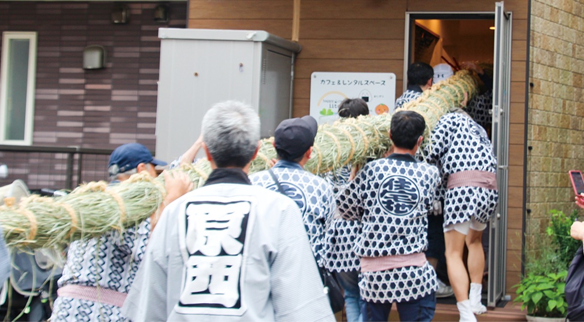 原地区:家の中まで大蛇が入り、悪疫や災いを取り払った