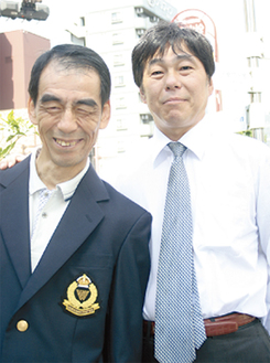 一藁さん（左）と伊澤センター長