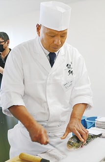 調理部門で優勝した矢野さん