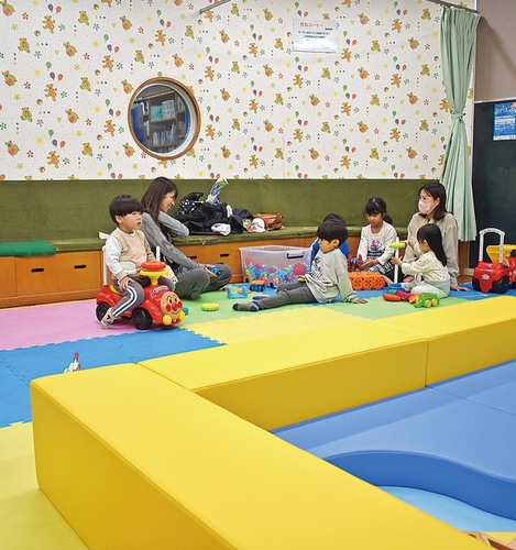 新しくなったプレイルーム（神奈川地区センター）