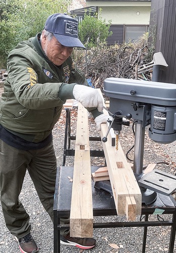 木組みの工法で手作り