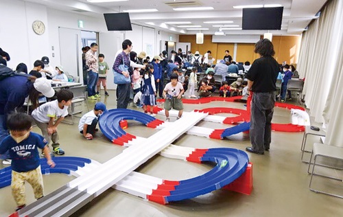 ミニ四駆の走行会も（写真は過去開催時）