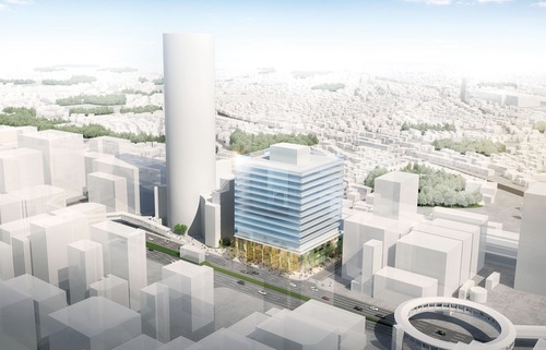 建設予定の新社屋完成イメージ＝同社提供