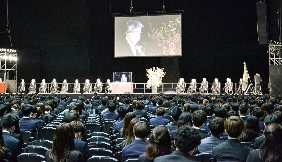 １年越しの入学式