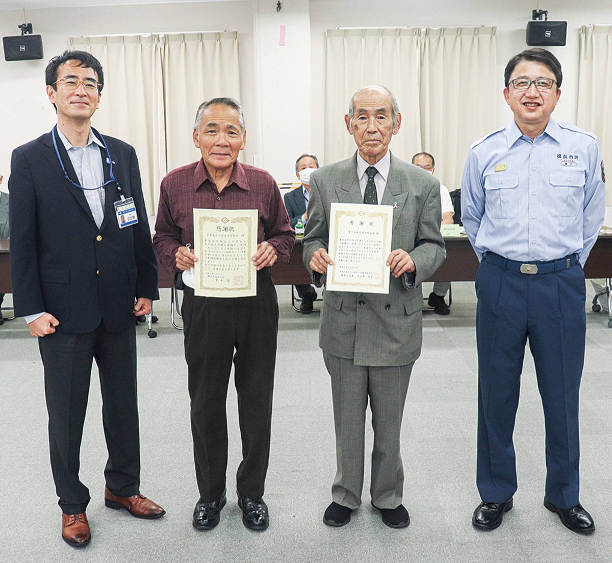 2地域が無火災表彰 子安通1丁目&幸ケ谷地区 | 神奈川区 | タウンニュース