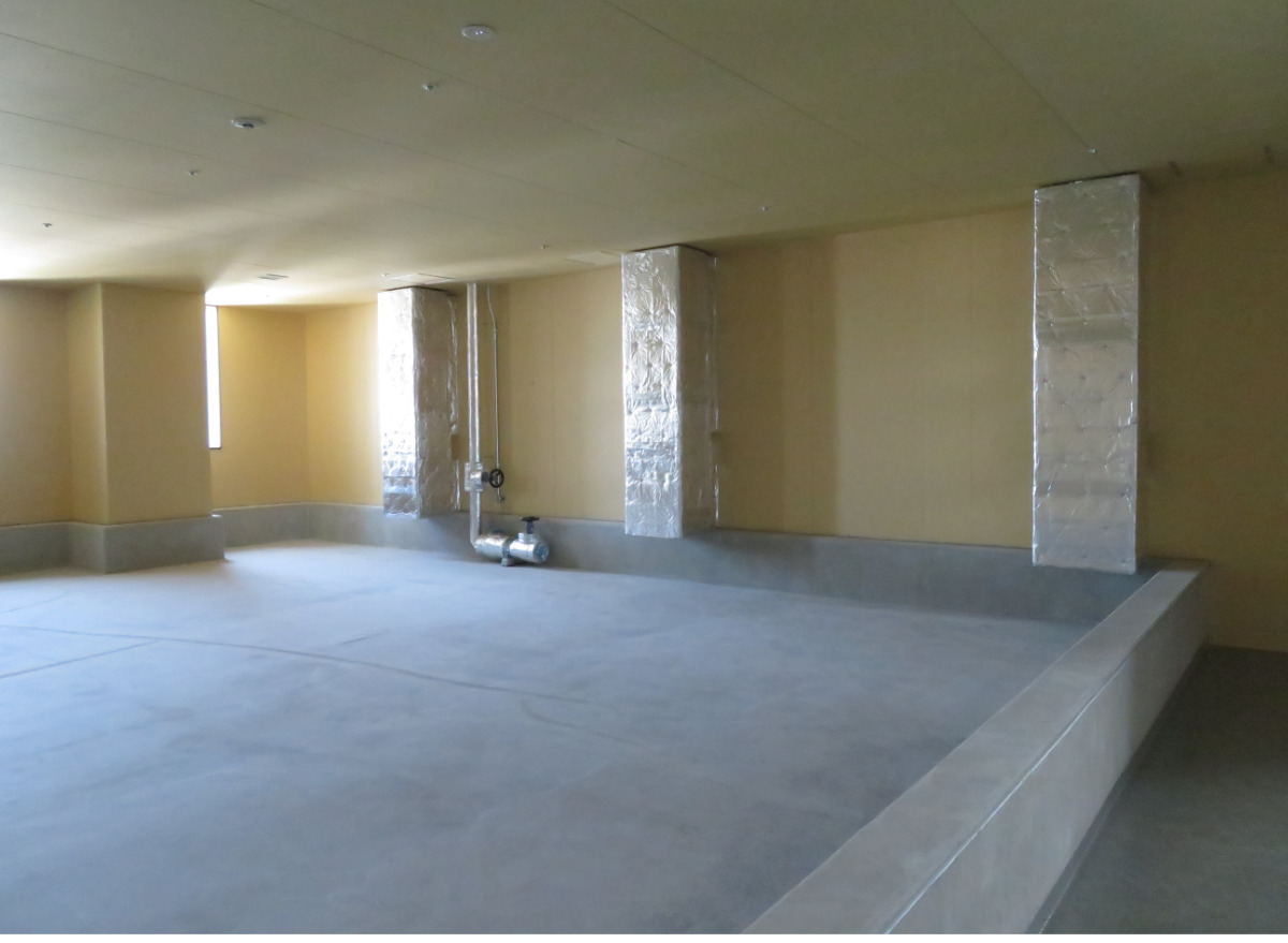 厨房スペースも広い