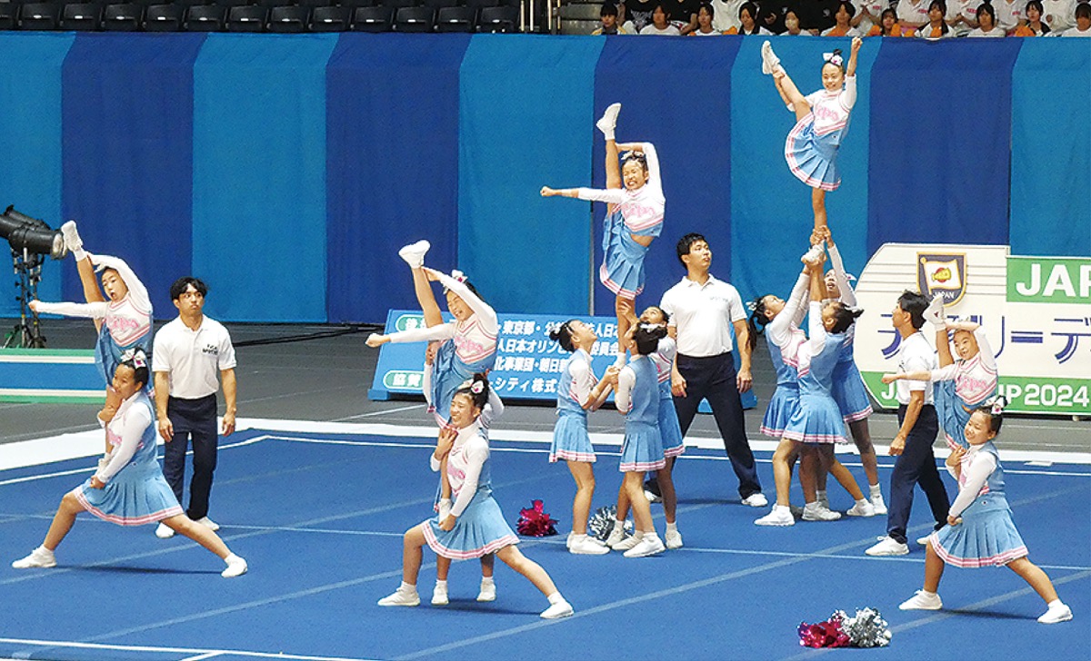 三ツ沢のチアチーム ミスない演技で奨励賞 | 神奈川区 | タウンニュース