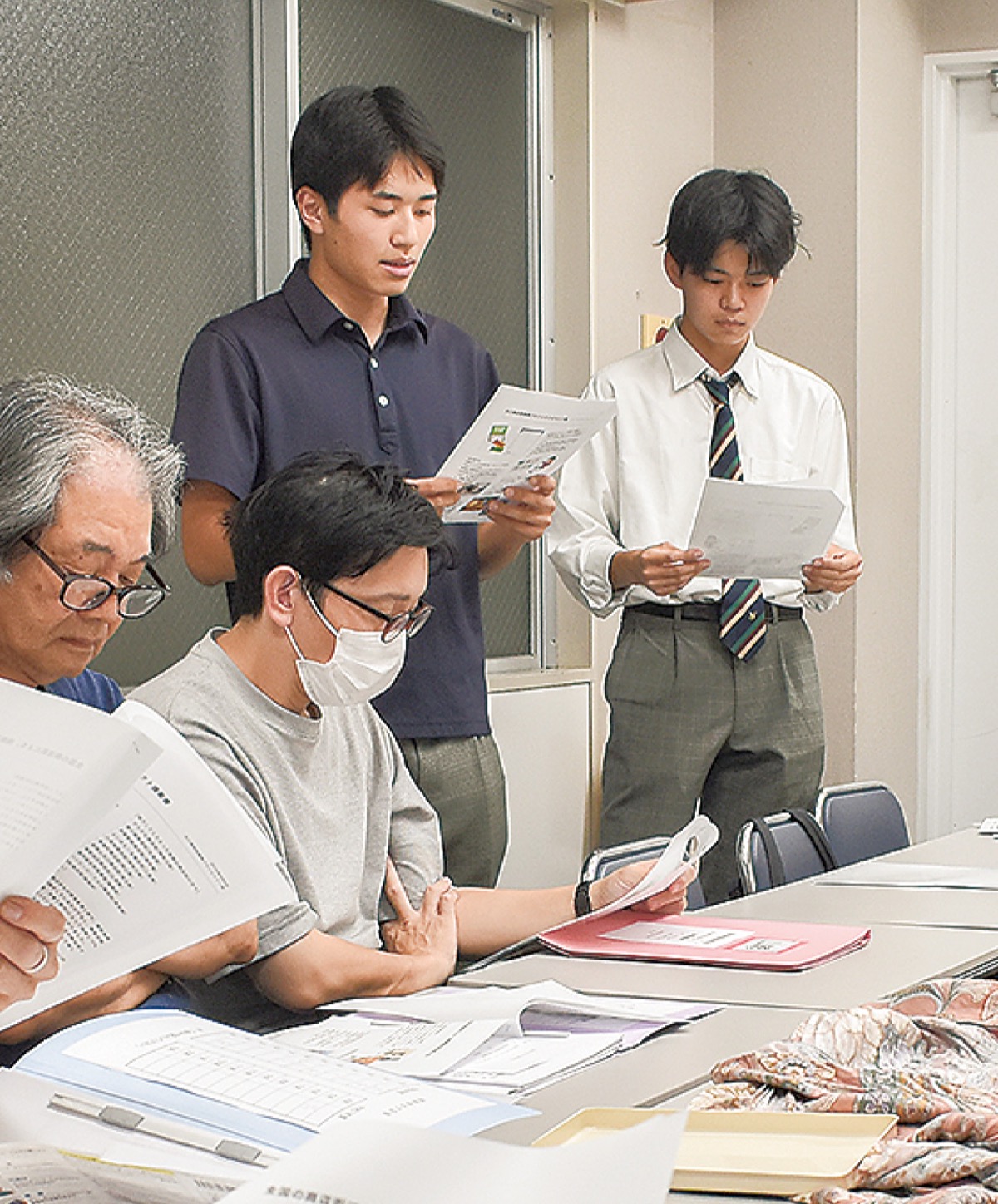 大口通商店街に直言