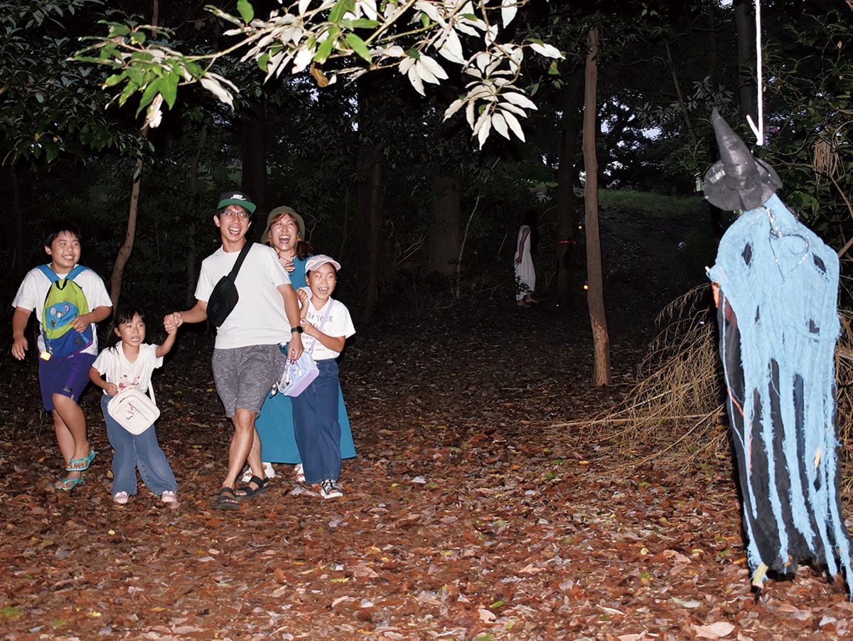 白幡で「きもだめし大会」