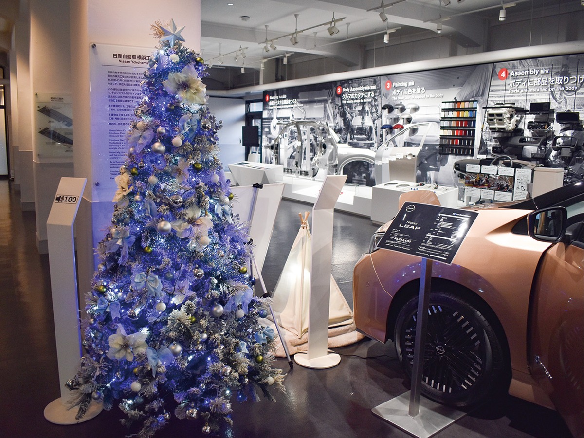 リーフで給電クリスマスツリー