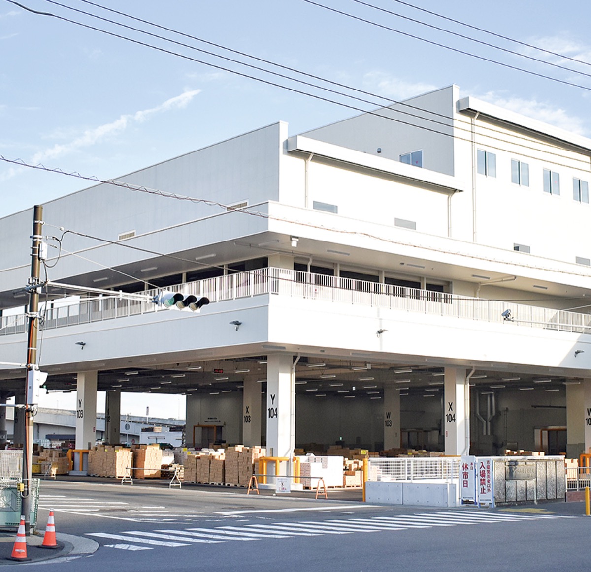 青果部新棟が仮供用