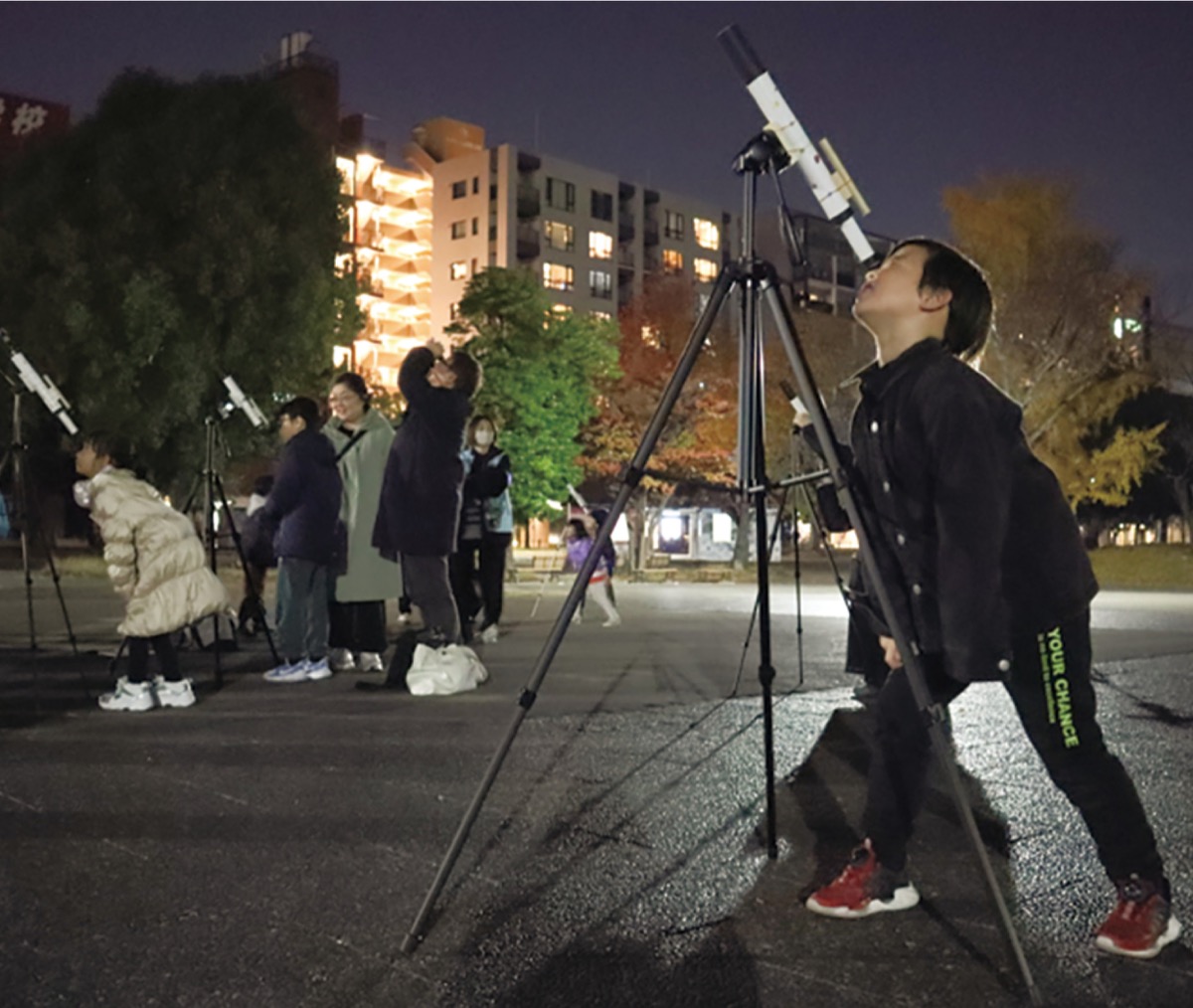 親子で星空観察会