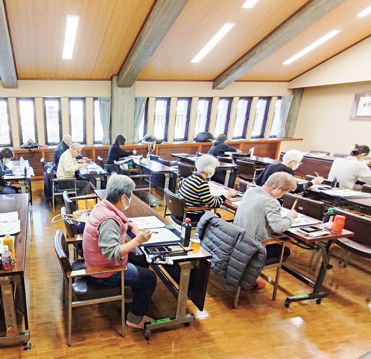 生徒募集、武道館でのお稽古