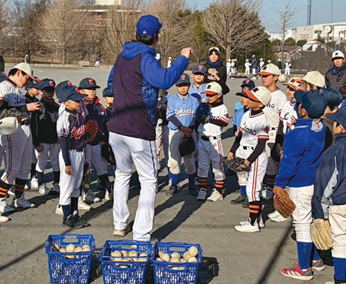 元プロの技、肌で学ぶ
