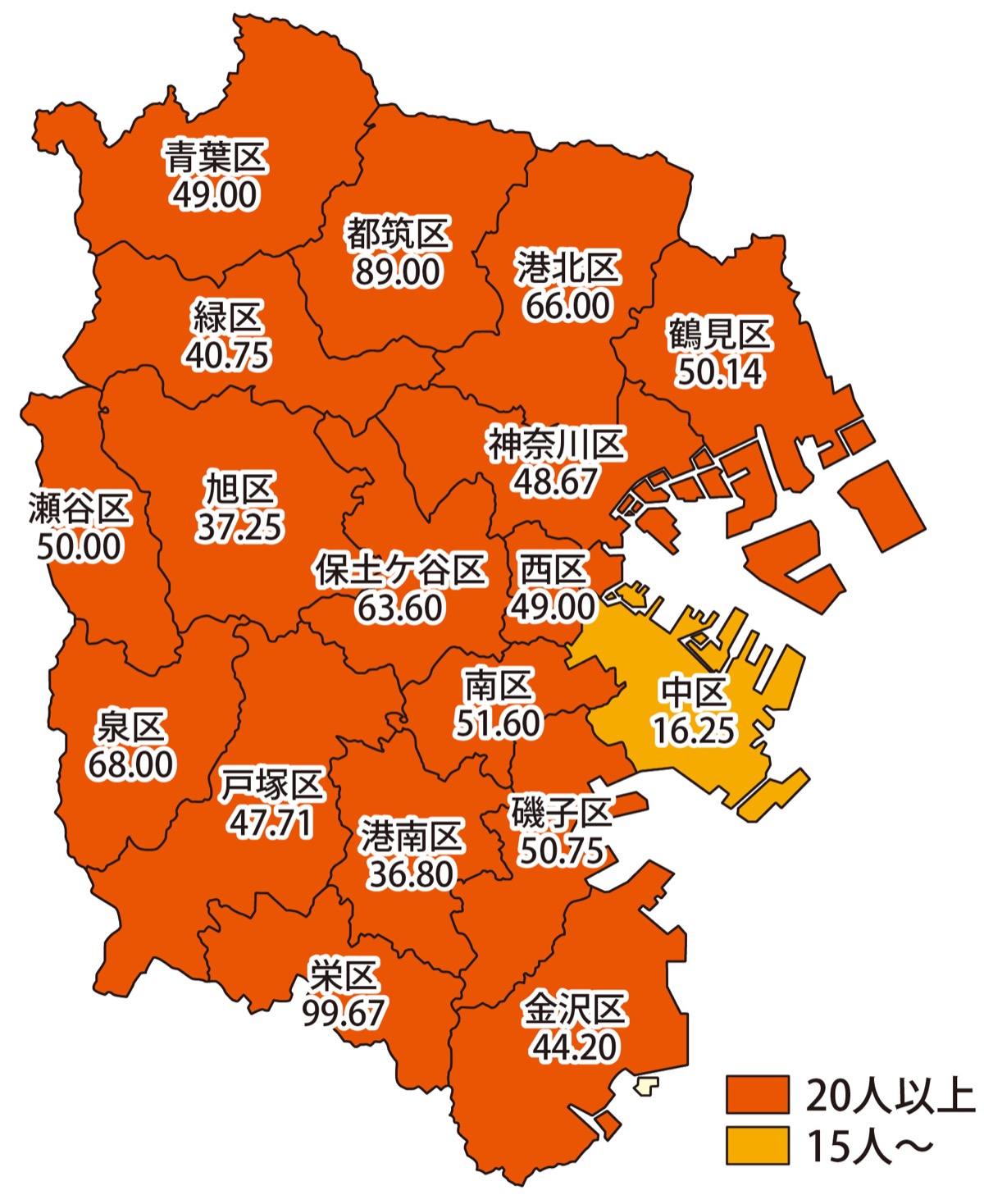 ■インフルエンザの2月2日から8日までの区別の定点あたり患者報告数