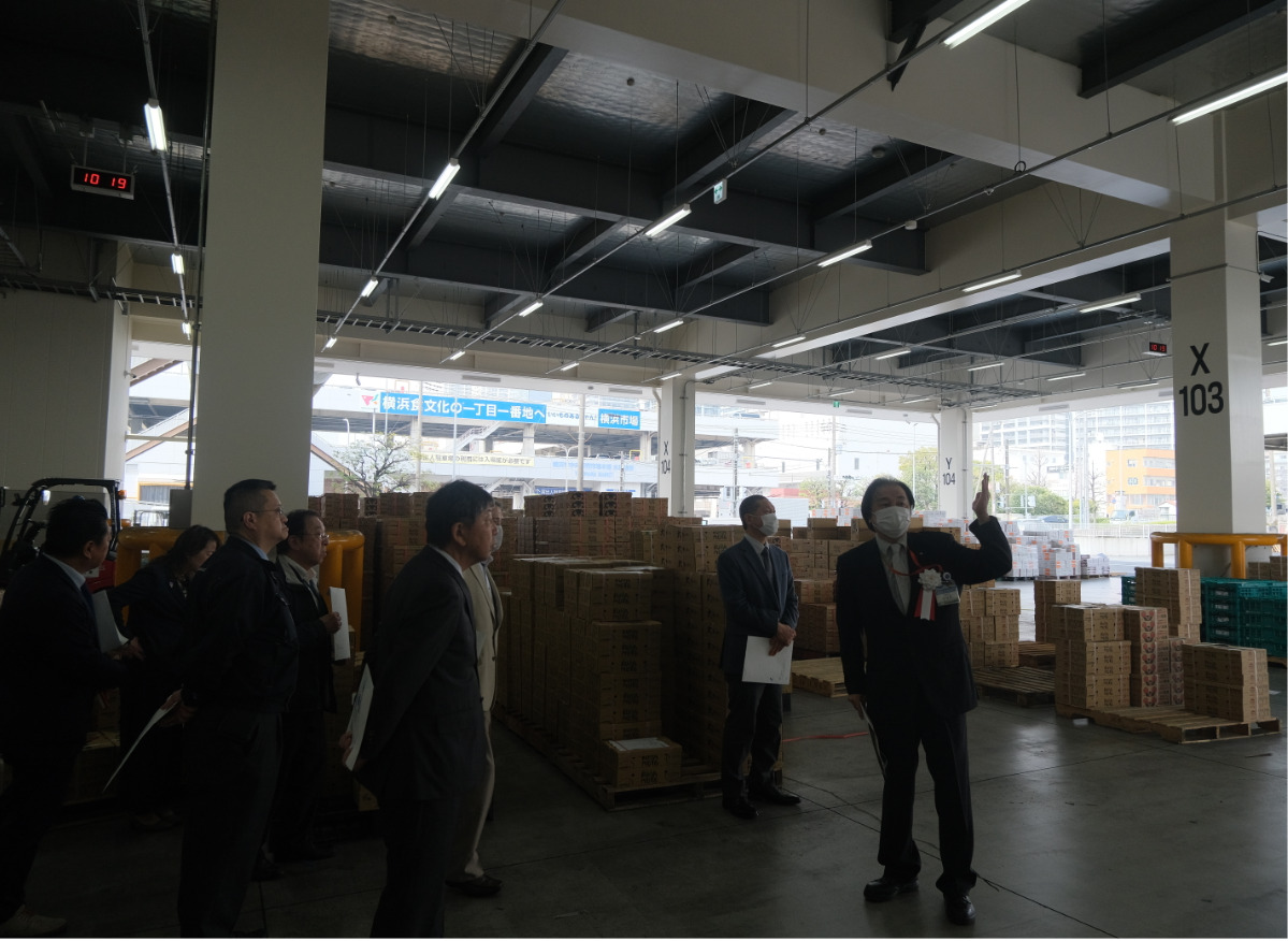 式典後、関係者が施設を内覧した