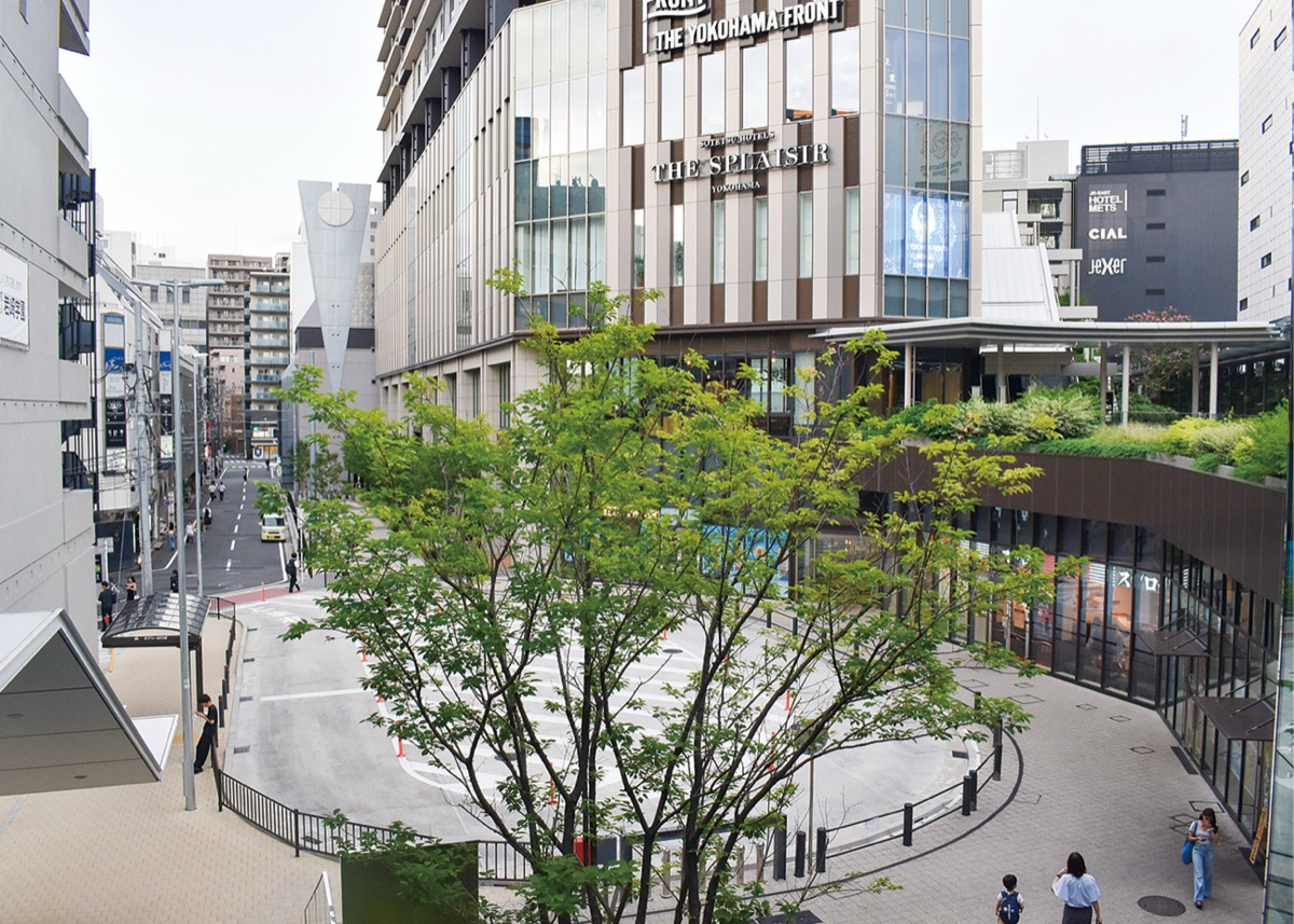 新たに整備された交通広場