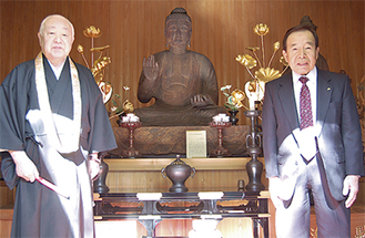 「小泉一郎実行委員長（右）と加藤虔裕事務局長（左）