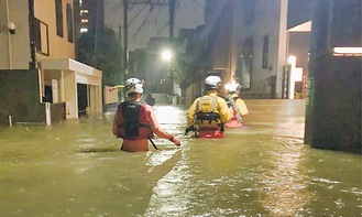 市内で浸水被害があった東日本台風では逃げ遅れにより救助された人もいた