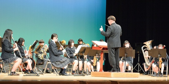 昨年参加した川崎北高校吹奏楽部