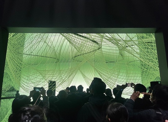 万博テストランの様子＝ちとせグループ提供