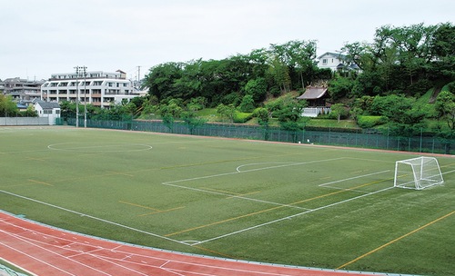 会場の國學院大學たまプラーザグラウンド