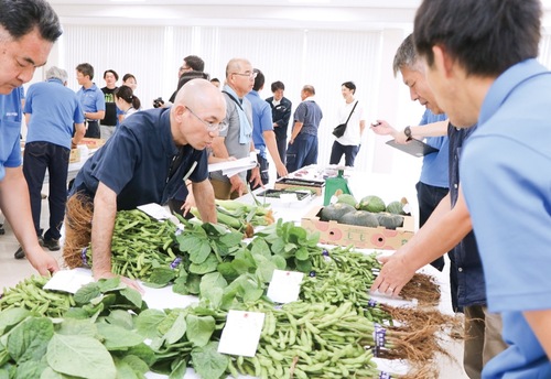 真剣な眼差しで審査する関係者