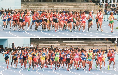 緊張のスタート直後の様子