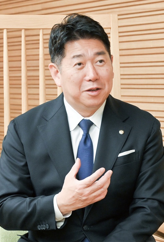 2026年の展望等を語る福田市長