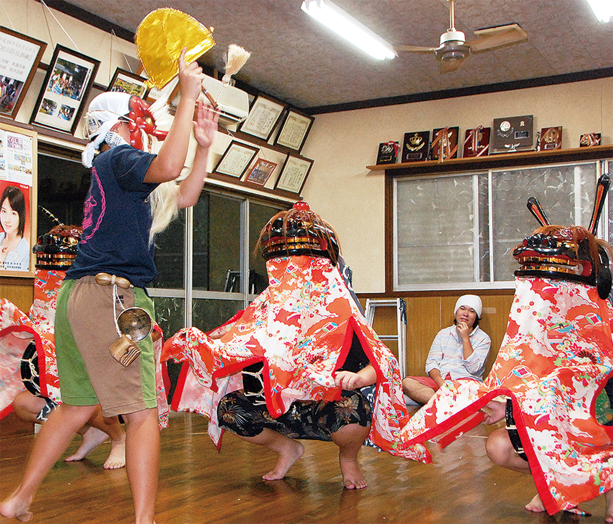 初山が守り継ぐ「獅子舞」