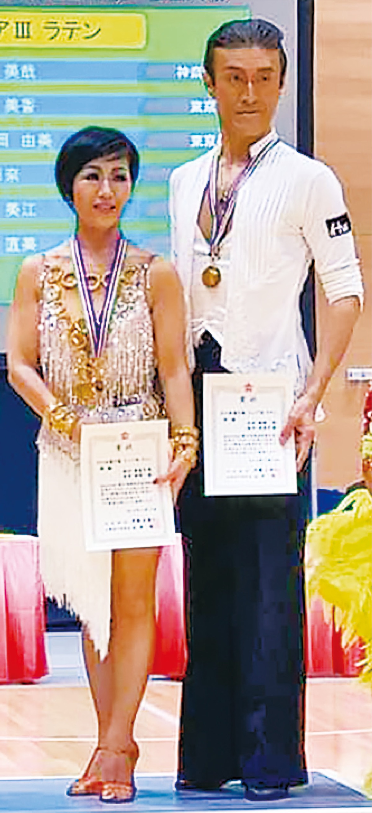 白井泰昭さん（野川本町） 社交ダンス、3大会で優勝 世界への挑戦権を