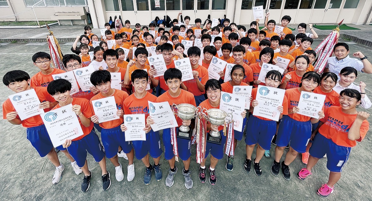 川崎市立宮前平中学校 陸上部 「努力の結果」市総体V  宮前区  タウン