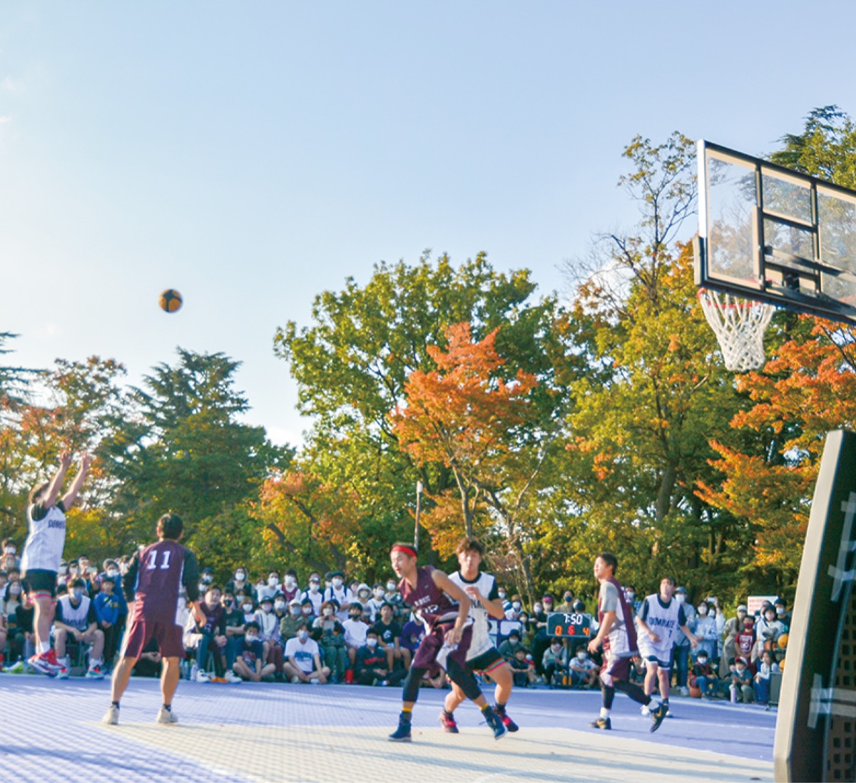 多くの観客のなか行われた決勝戦