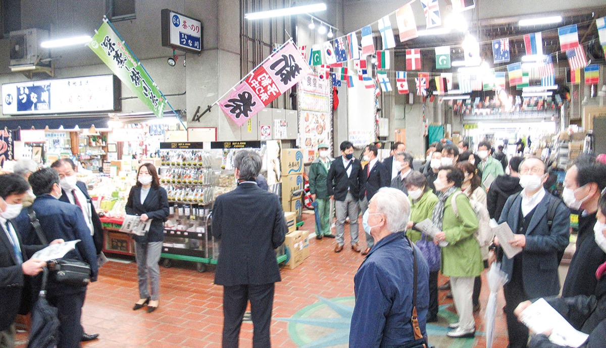 北部市場などを視察