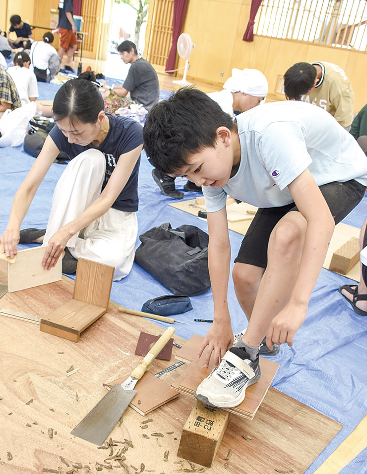 親子で工作に挑戦