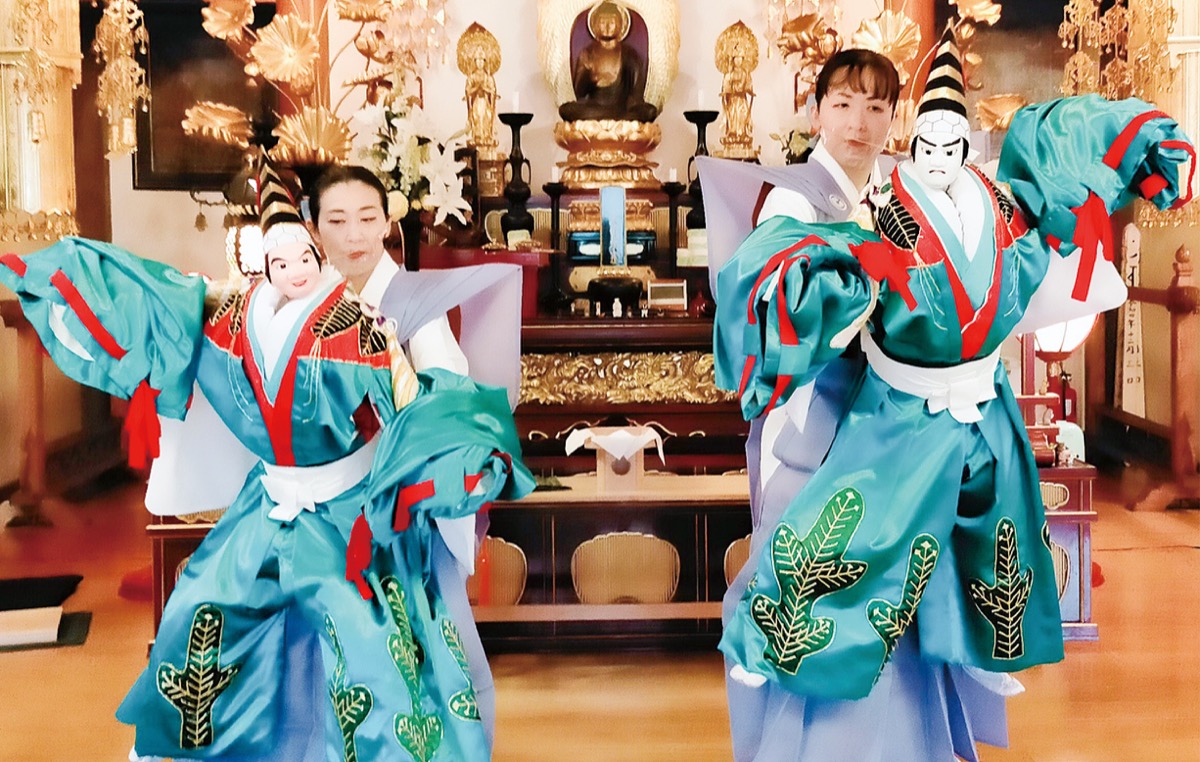 寺で楽しむ乙女文楽