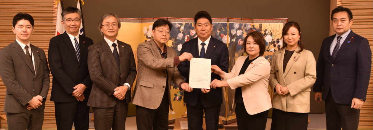 福田市長に予算要望