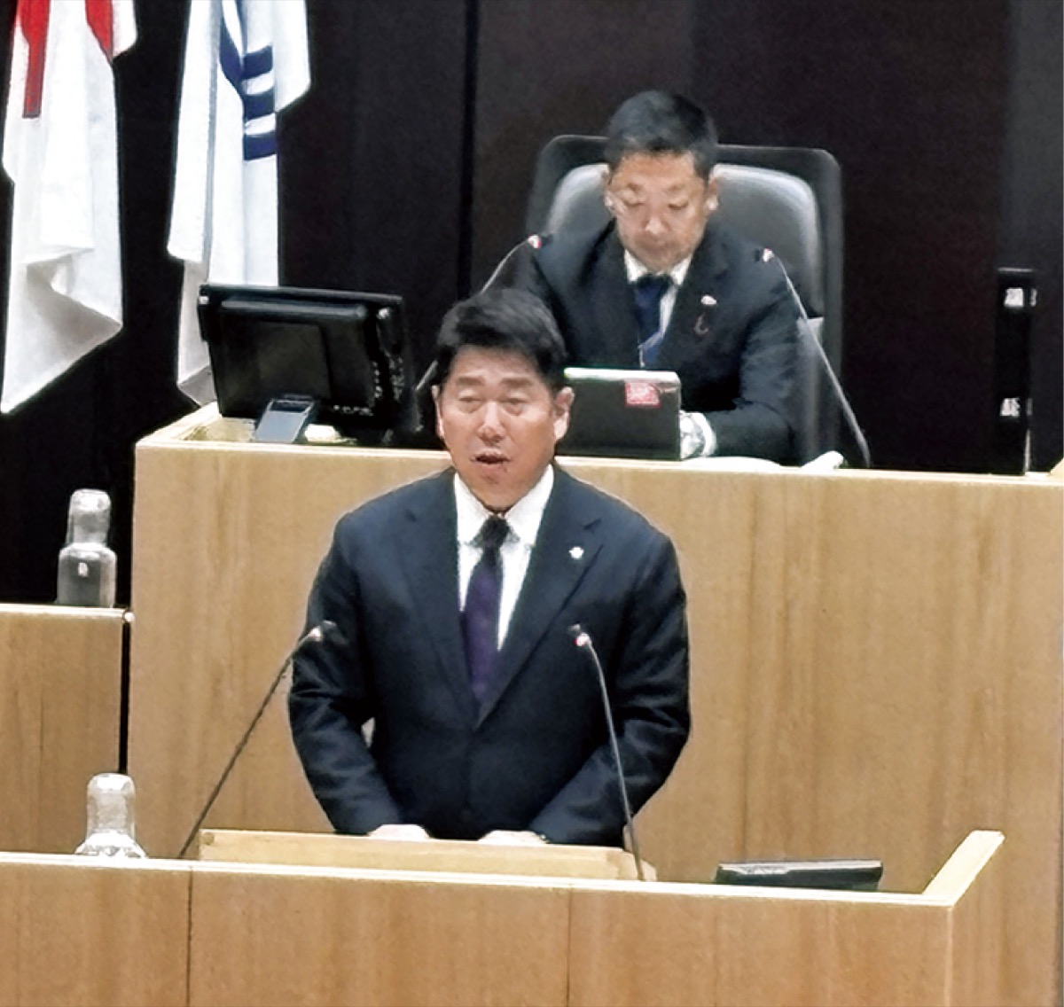 福田市長が所信表明